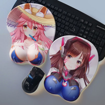 Watchman pioneer Song Hana collapse 3DVA Tamamo fate two-dimensional computer mouse pad female wrist wrist pad