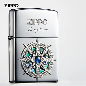 [Бесплатная гравировка] Зажигалка Zippo Lucky Stone, оригинальный индивидуальный подарок Zippo для мужа и парня