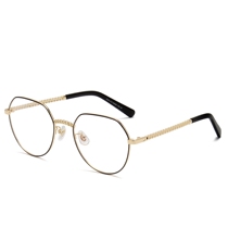 Havis small fragrance chain eyeglass frame Radiation-proof eyeglass frame Myopia glasses flat mirror