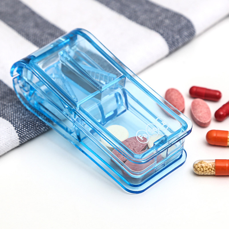 Japanese Creative Fixable Cuts of Medicinal Ingots Transparent Dividers Portable Mini Plastic Cutting Kits Drug Ingots Divider