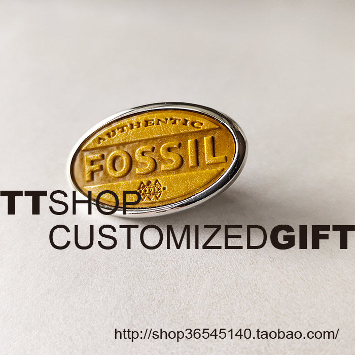Cortical ornaments-FOSSIL fashion accessories Accessories-Retro Cachet Badge Signage-Brooch-Logo Customisation