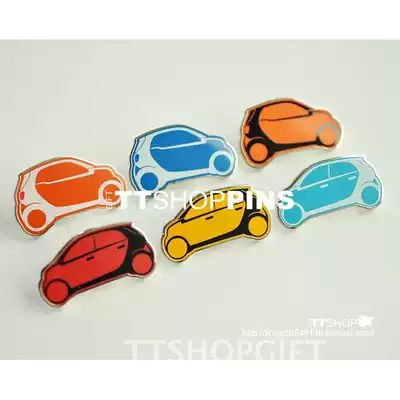 Clearance Mercedes-Benz smart model commemorative badge sign-Enamel badge Auto show car logo sign can be customized