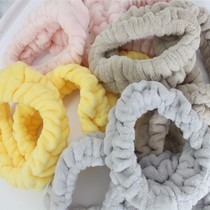 Korean internet celebrity face wash hair band plush hair band headband cartoon headband hair accessories