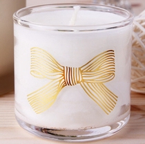 Gold bow gilded transparent sealing sticker cow rolled biscuits egg yolk cake gift box decoration sticker 180 price