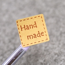 Square Handmade Kraft Paper Seal Sticker Handmade Soap Sticker Label Sticker 600 Price
