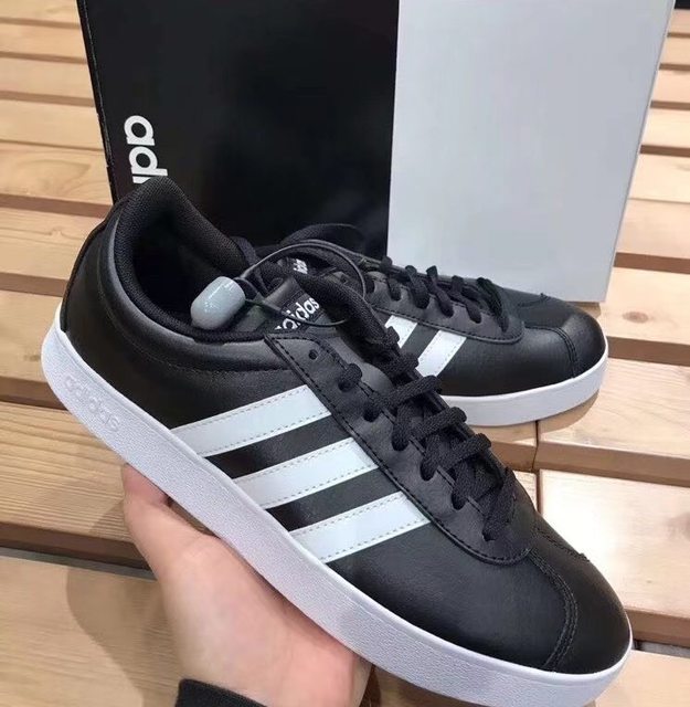 adidas Adidas ເກີບຜູ້ຊາຍແລະແມ່ຍິງ VLCOURT2.0 ຄລາສສິກສີຂາວເກີບເກີບກິລາເກີບບາດເຈັບແລະ B42314