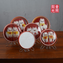 80 90s Old Mirror Cat Mirror Cockglass Cosmetic Mirror Folding Mirror Film and TV props