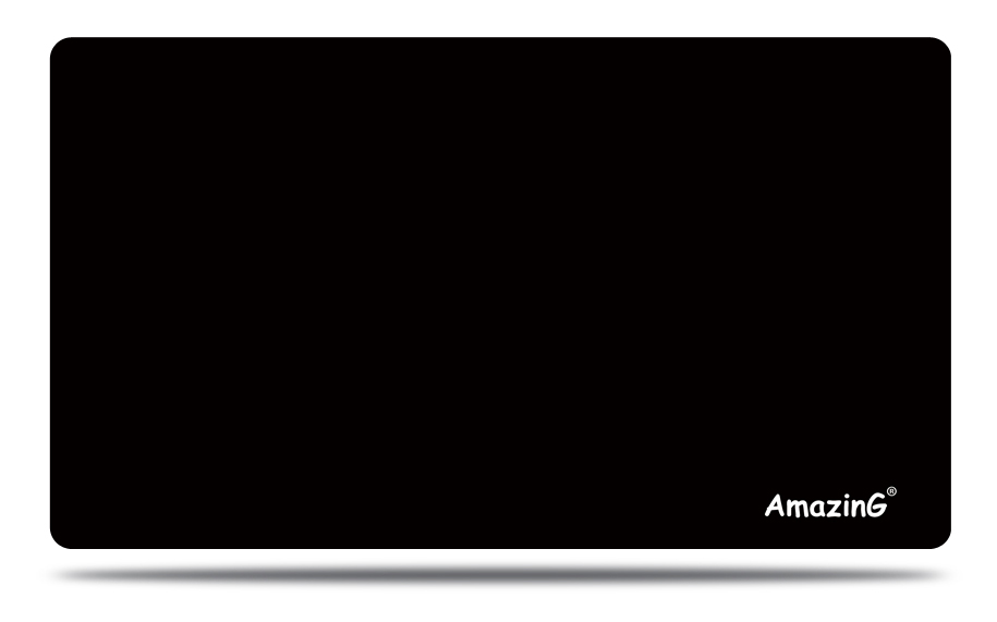 AmazinG pure color pad tablecloth game King Card Matrix submerged Wansmart Table Machine Black