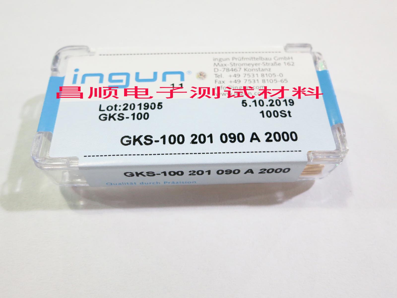 INGUN GKS-100 201090 A2000 (100 price) pointed test needle probe spring needle