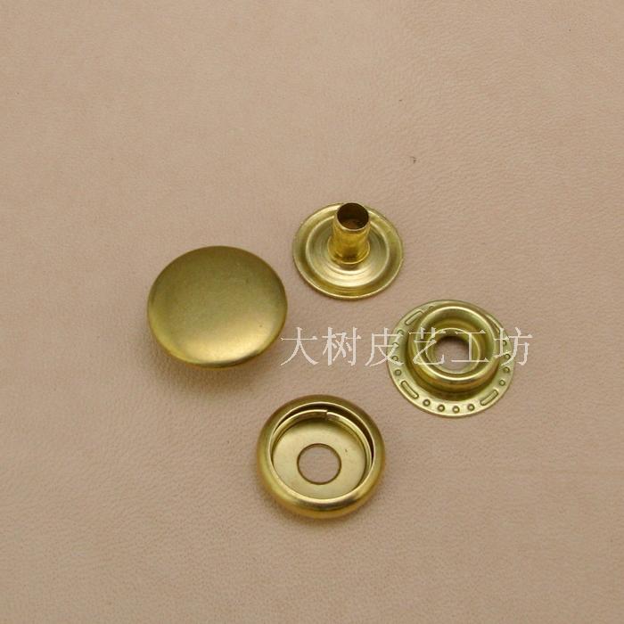 Thickened brass 201 quad buckle diy handmade leather goods bag wallet brass quad buckle