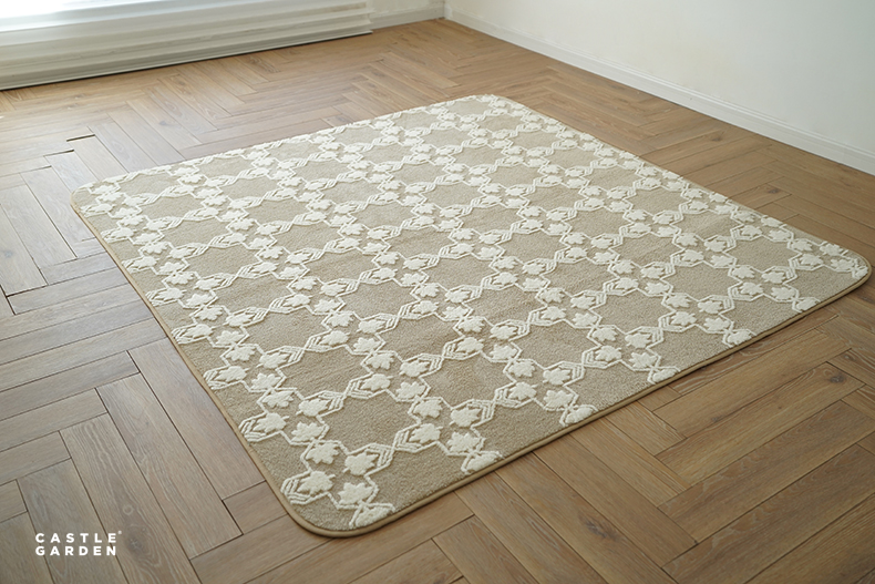 Castle Garden jacquard sang trọng thảm kháng khuẩn xốp Maple Leaf - Thảm thảm trải giường