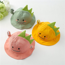 Childrens hats spring and summer three-dimensional small dinosaur Boys Girls sun hats baby fisherman hats sun hats baby cap hats