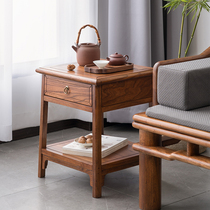 Solid wood edge a few new Chinese sofa side cabinets small tea table minimalist elm wood corner a few side cabinets several headboard sides a few cabinets
