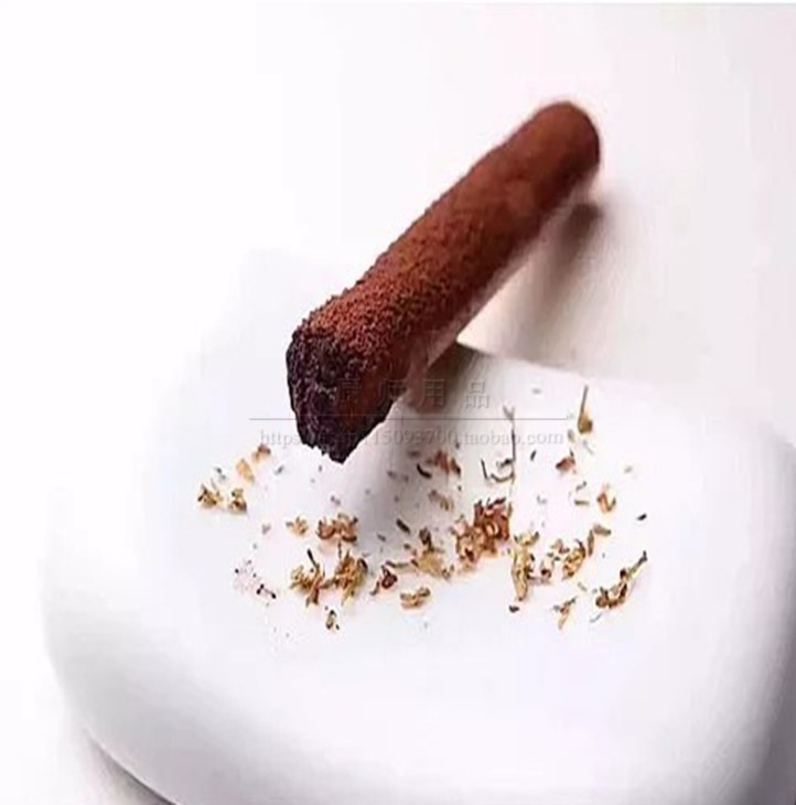 Great Dong Cold Vegetable Molecular Cuisine Food Cigar Mold Creative Dish Chinese Mood Vegetable Chocolate Strip Sharper