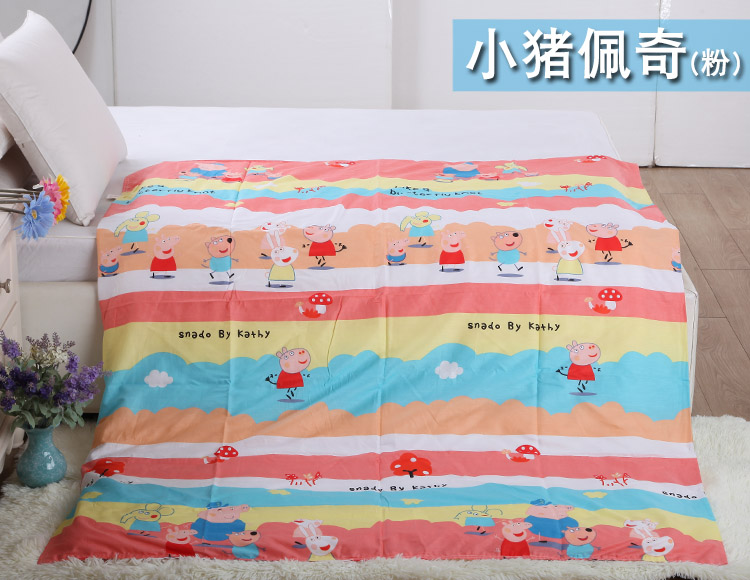 Bông trẻ em chăn che mẫu giáo sinh viên dày bông bông mảnh duy nhất phim hoạt hình bé quilt cover 1.2 m 1.5 m