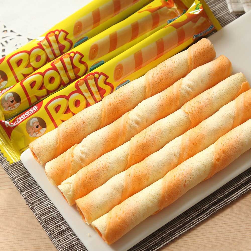 Indonesian imported food Richeese Cheese Stick 180g Cheese Flavor Sandwich Egg Roll Casual Snack