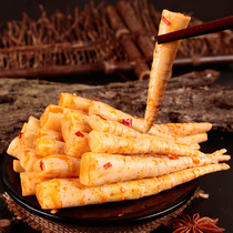 Shu Dau Fragrant Spicy Shoots Spike 80g Sichuan Chengdu Teatable Spicy Flavor Ready-to-eat Instant Pepper Crisp bamboo shoot Snack Snack Snack snack