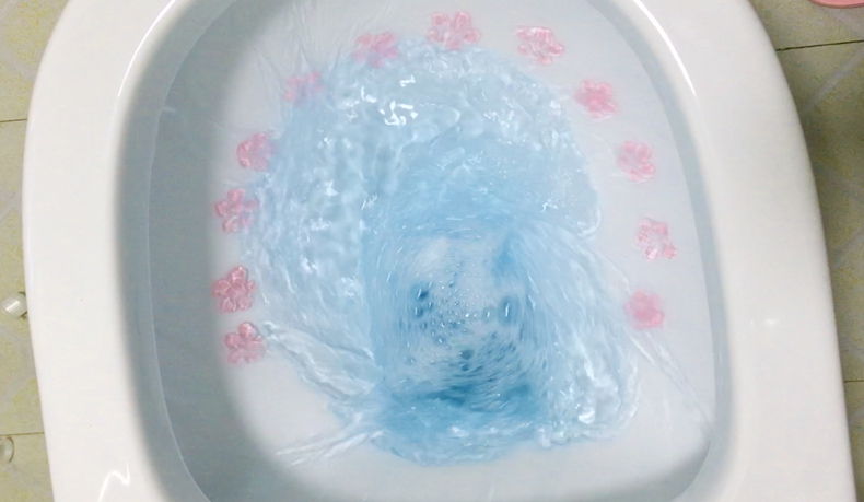 nước tẩy quần áo Nhật Bản Kobayashi toilet nhà vệ sinh hoa gel hoa nhỏ hoa làm sạch mùi hương nhà vệ sinh khử mùi - Trang chủ nước lau kính gift 4l