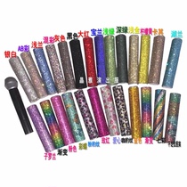 2024 new stage singer host anchor flash diamond microphone set performance microphone handle set rhinestone microphone cover