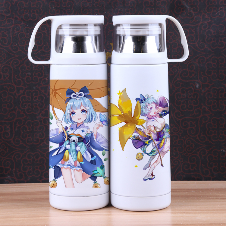 Yin Yang Shi Cup Cup Anime Water Cup Game Trò chơi di động quanh SSR Demon Fox God Thermos có nắp - Carton / Hoạt hình liên quan hình ảnh sticker de thương
