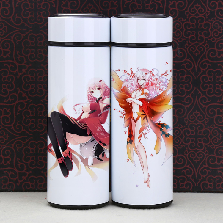 Cốc cách nhiệt Sin Crown Sakura Manchu 楪 Anime Cup ngoại vi Cup Mug Nam và nữ sinh viên - Carton / Hoạt hình liên quan các sticker dễ thương