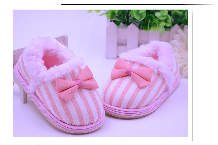 Pantoufles enfants en coton pour hiver - semelle tendon - Ref 987045 Image 19