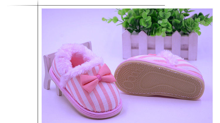 Pantoufles enfants en coton pour hiver - semelle tendon - Ref 987045 Image 20