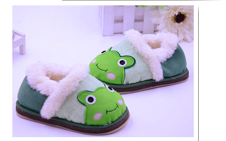 Pantoufles enfants en coton pour hiver - semelle tendon - Ref 987045 Image 28