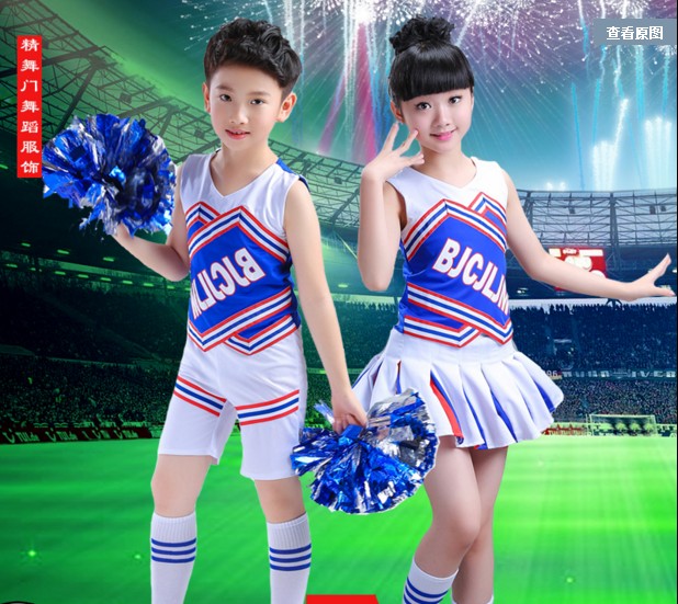 Jindian cheerleading performance clothing girls children's cheerleading performance clothing student gymnastics aerobics clothing AB-6