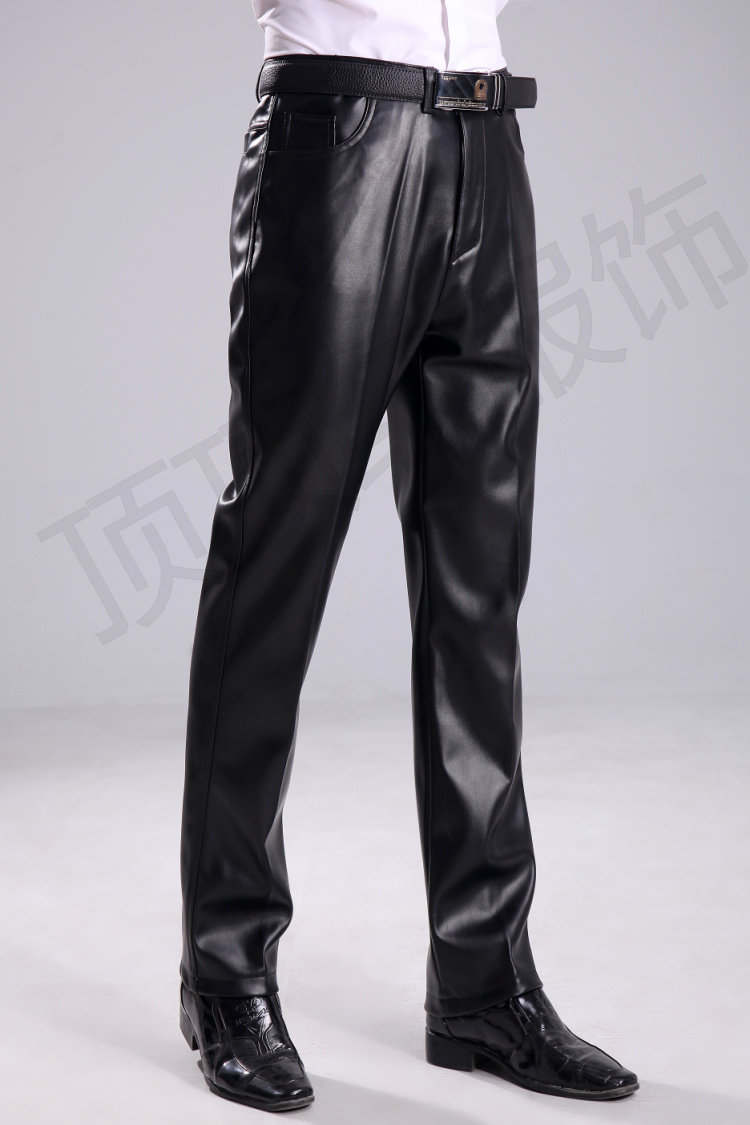 Pantalon cuir homme droit pour hiver - Ref 1488460 Image 11