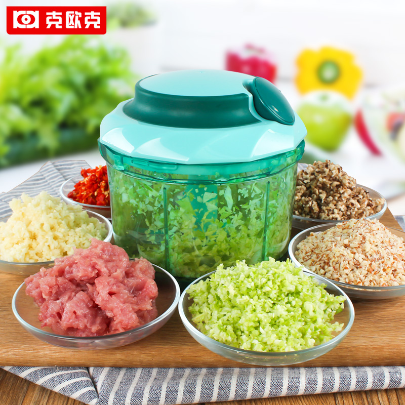 Keok multi-function chopper Kitchen chopper chopper artifact Manual chopper stuffing machine Household cooking machine Meat grinder