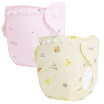 Baby Diaper Pants Pure Cotton Baby Diaper Bag Autumn Breathable Washable Training Pants Newborn Waterproof Anti-Leak Urine Pants