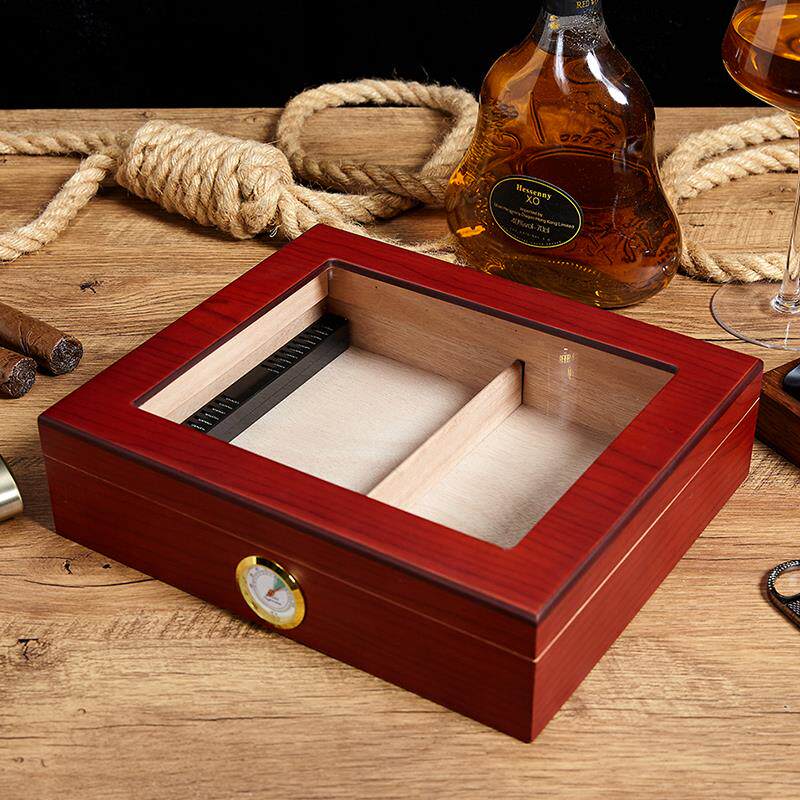 Humidor humidor imported cedar wood cigar box professional sealed portable cigar box display box