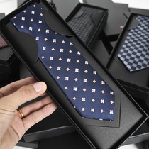 Pick Up Leak Foreign Trade Outlet Italian Genuine Silk Men Business Casual Tie is loading to work several types of high-end