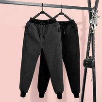 Childrens down pants Mens and womens children wear outside winter children thickened removable warm white duck down liner light cotton pants