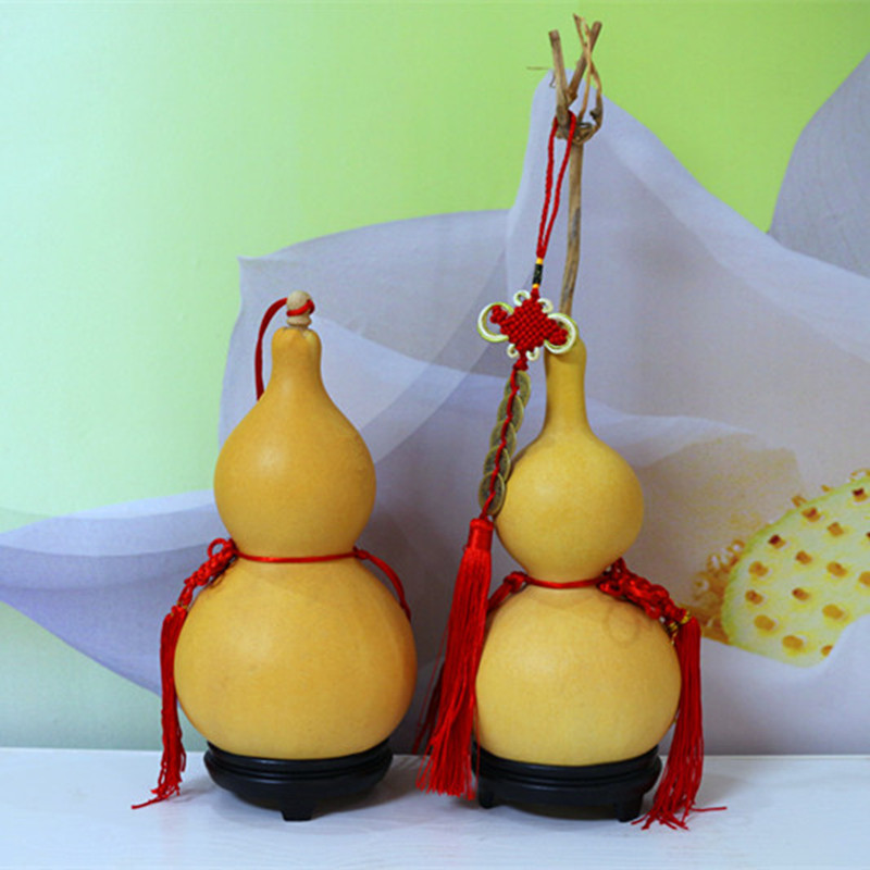 Boutique natural large medium trumpet hand twist Boutique lucky opening Feng Shui gourd hanging ornaments