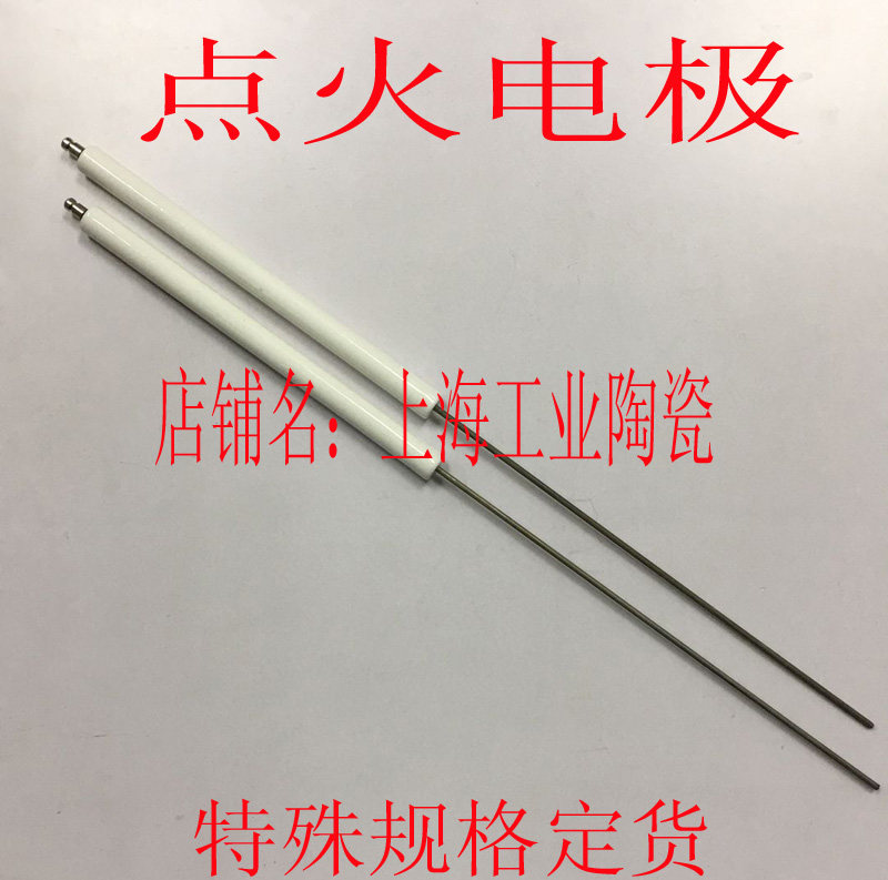 Ignition rod ignition needle ignition electrode ceramic diameter 10 ceramic length 100 needle coarse 3MM length 250
