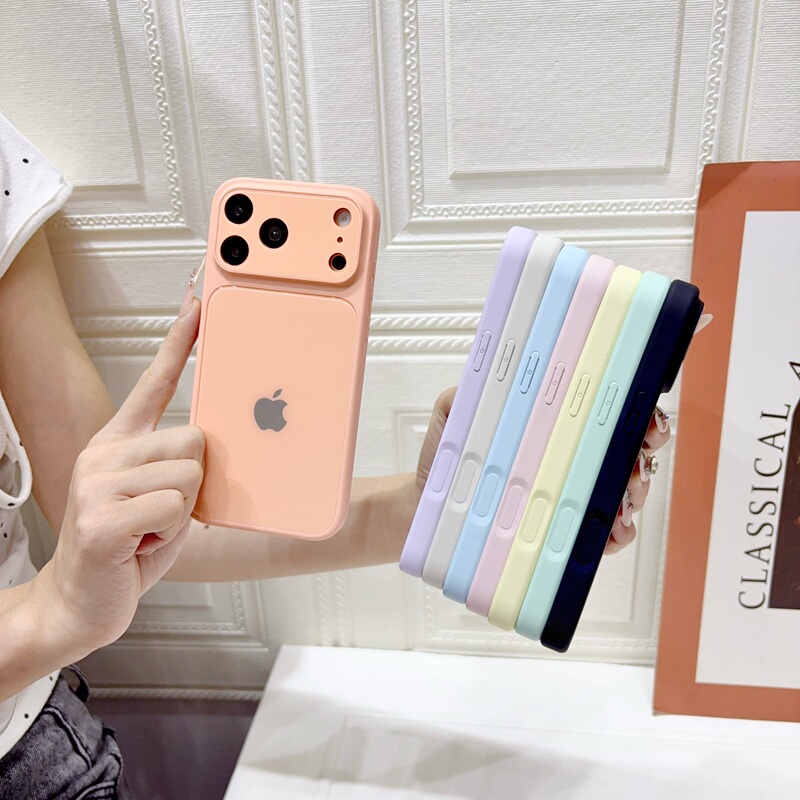Suitable for iPhone 17 Pro Max Phone Case with Large Window That Instantly Transforms into Apple 18 Glass Macaron Full-Cover Camera Button 16 Pro Protective Case 15P for Women 14 for Men 13 Official Original 12 Couple Style Suitable for iPhone 17 Pro Max Phone Case with Large Window That Instantly Transforms into Apple 18 Glass Macaron Full-Cover Camera Button 16 Pro Protective Case 15P for Women 14 for Men 13 Official Original 12 Couple Style