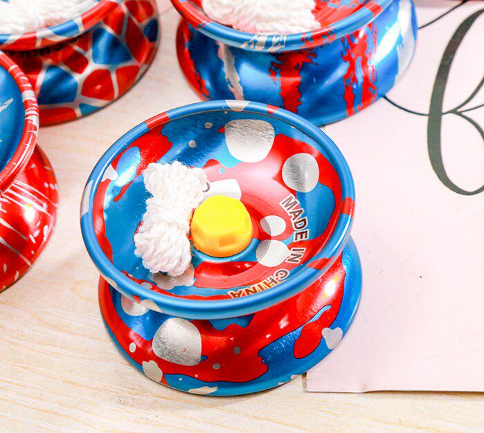 Metal alloy Yoyo Yo-yo YOYO ball Colorful camo toy 8090 childhood Children's Day gift