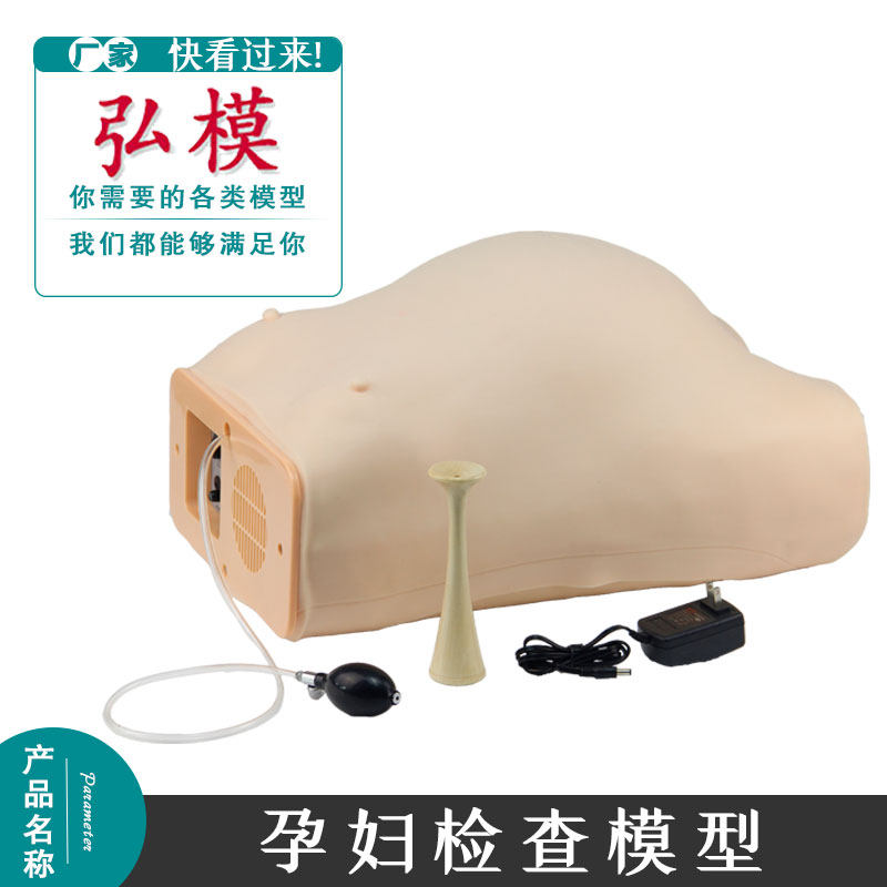 弘模FW2高级电脑孕妇检查模型腹部触诊模型产前检查产科训练模型