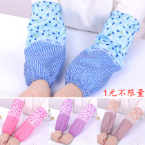 Korean version of long sleeves kitchen Office anti-fouling children short sleeve sleeves autumn and winter adult men and women sleeves