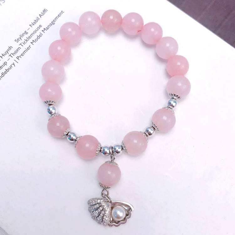 Thơm mật ong chìm như sương giá Runyu nàng tiên cá nhỏ với cùng chiếc vòng tay Luo Yunxi màu xanh nàng tiên cá nước mắt vòng tay sapphire - Vòng đeo tay Clasp vòng mã não