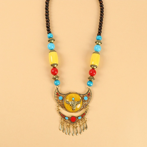 Тибетский головной убор в том же стиле Сюй Ваньси, тибетское платье, задняя цепочка Сюаньв, тибетский экзотический ретро-этнический орнамент на лбу