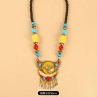 Тибетская быка голова головы-желтая (модель шпильки)