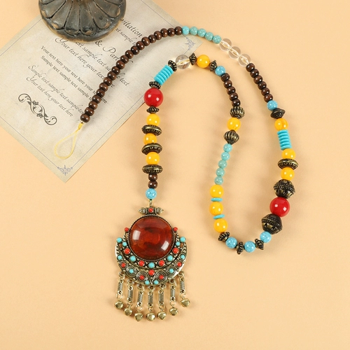 Тибетский головной убор в том же стиле Сюй Ваньси, тибетское платье, задняя цепочка Сюаньв, тибетский экзотический ретро-этнический орнамент на лбу