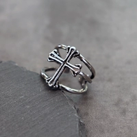 Широкое кольцо с 4 кроссами