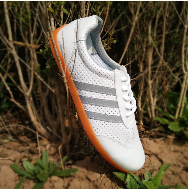 Tai Chi Shoes Soft Cow Leather Beef Tendon bottom Practicing Power Shoes Head Layer Genuine Leather Chen Jiagou Shoes Women Morning Practice Kung Fu Shoes Men's Martial Arts Shoes