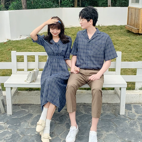 DISOO Летняя парная одежда для влюбленных, трендовая летняя одежда, комплект, юбка, рубашка, сезон 2021