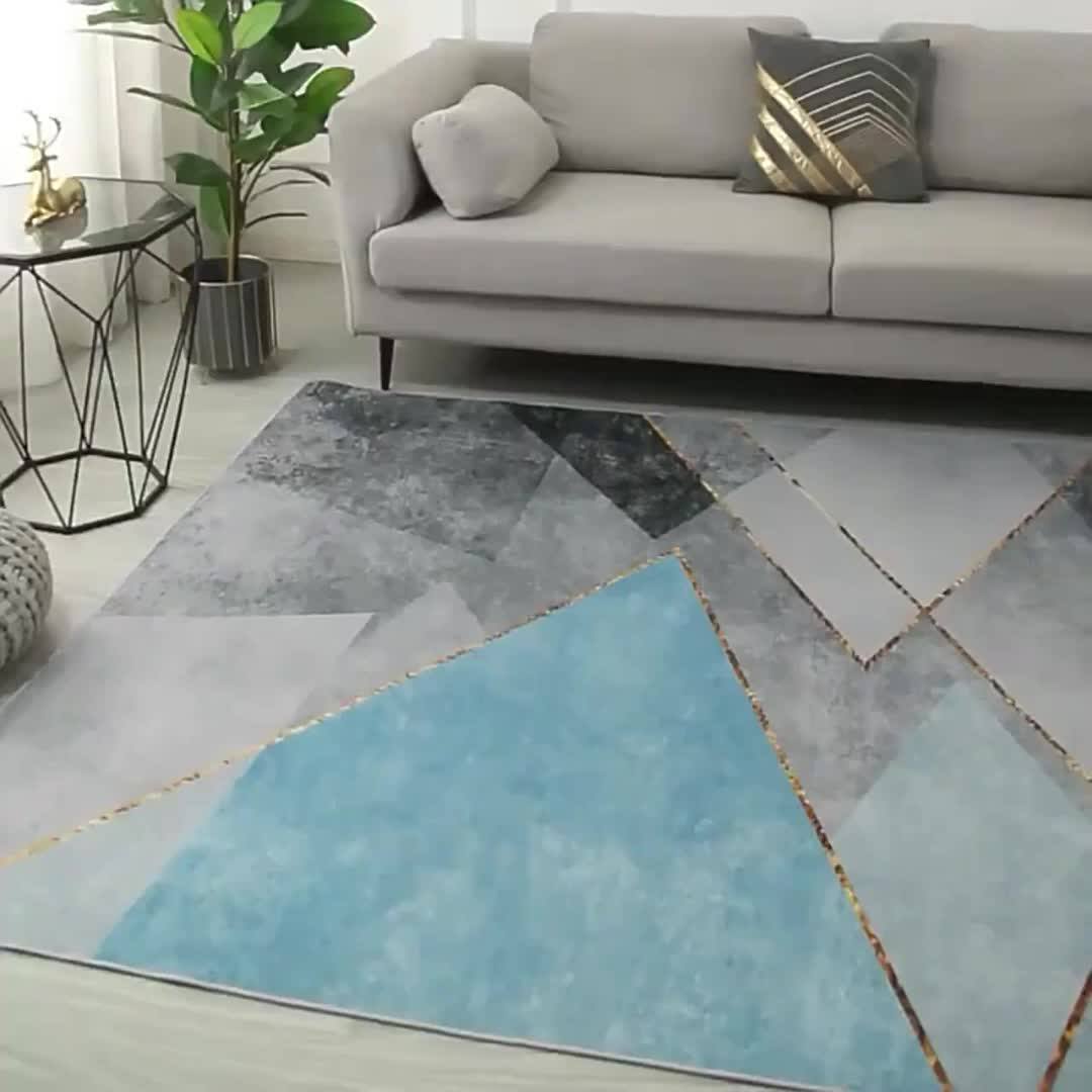 Whole Living Room Carpet Anti Slip Bedroom Carpet Crystal Velvet Area