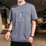 Playboy, летняя белая трендовая футболка с коротким рукавом, в корейском стиле